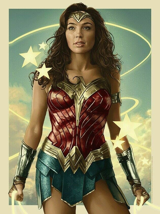 Wonder Woman 1984 (3D Lenticular) by Juan Carlos Ruiz Burgos, 18" x 24" Lenticular