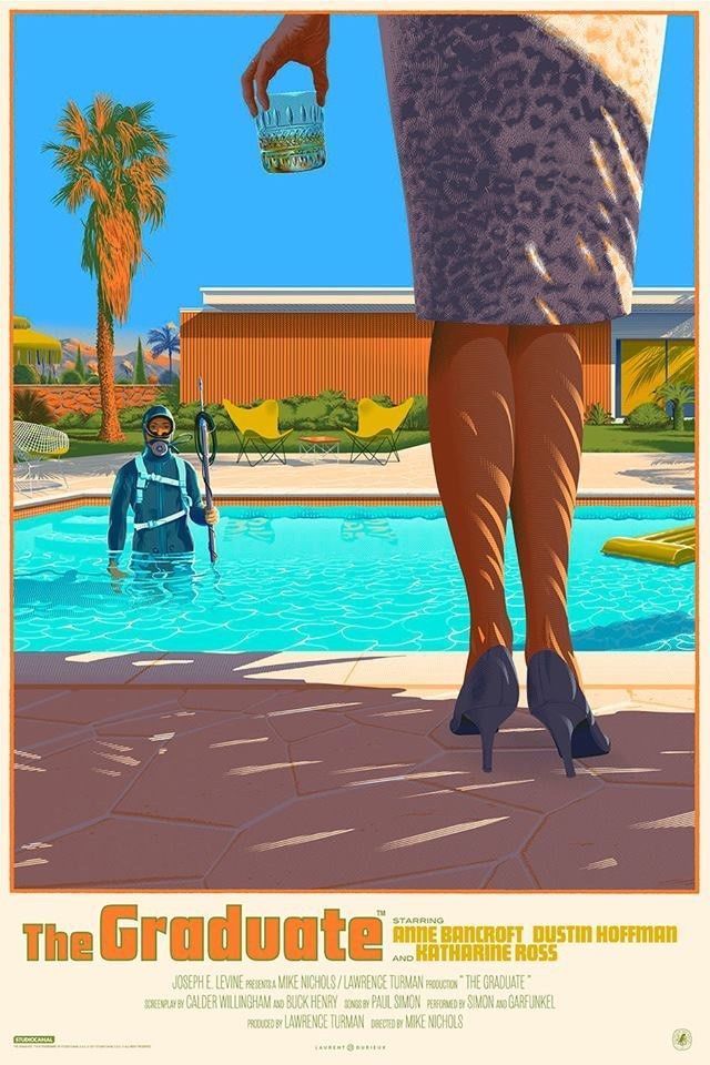The Graduate by Laurent Durieux, 24" x 36" Screen Print
