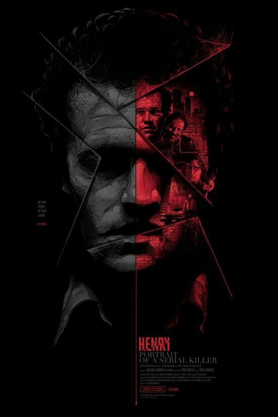 Henry: Portrait of a Serial Killer by Matt Ryan Tobin, 24" x 36" Screen Print