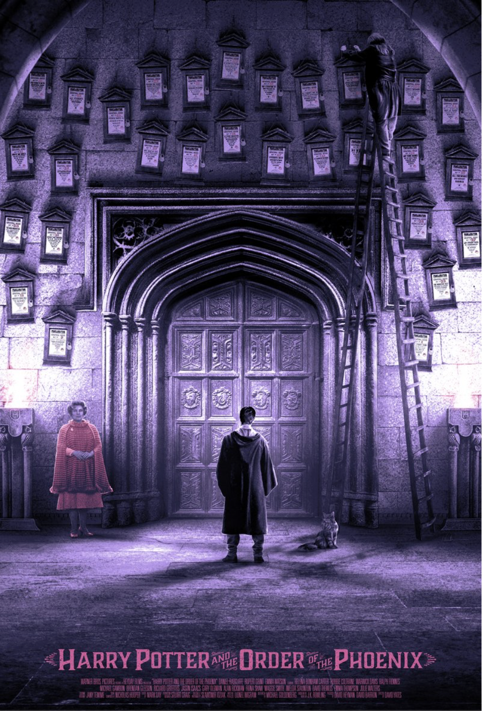 Harry Potter and the Order of the Phoenix by Kevin Wilson, 24" x 36" Screen Print