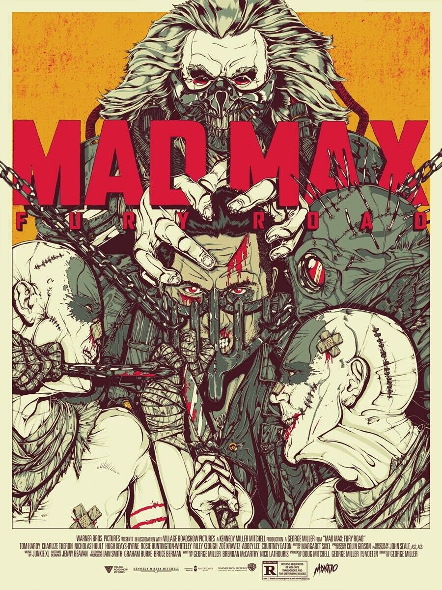Mad Max by Boneface, 18" x 24" Screen Print