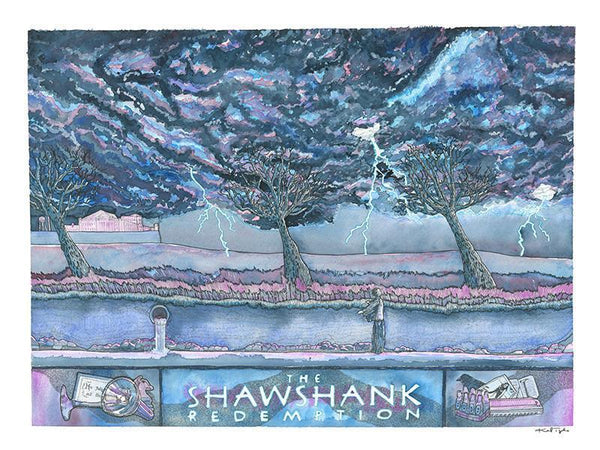 The Shawshank Redemption by KYT, 16" x 12" Fine Art Giclee