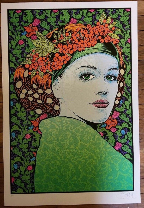 The Sphinx (pearescent variant) by Chuck Sperry, 20" x 29.25" Screen Print