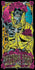 Grateful Dead 2021 Pink Fluoro Foil by Rhys Cooper, 18" x 36" Screen Print