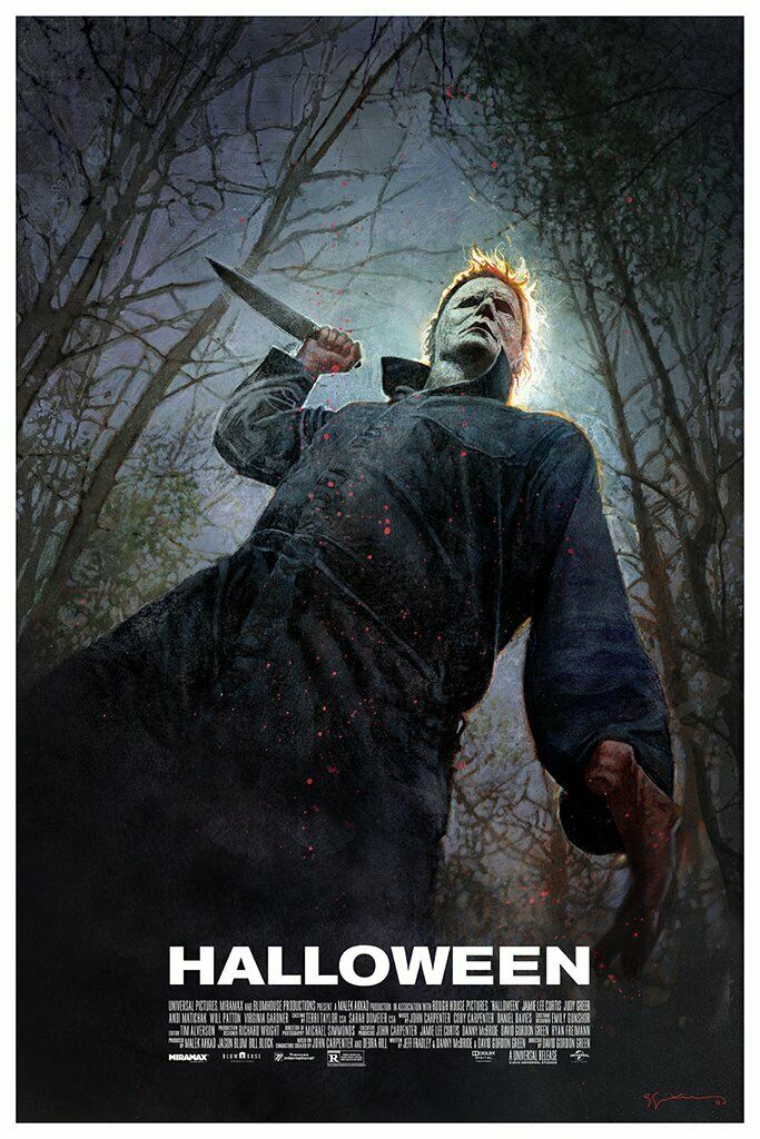 Halloween by Bill Sienkiewicz, 24" x 36" Screen Print