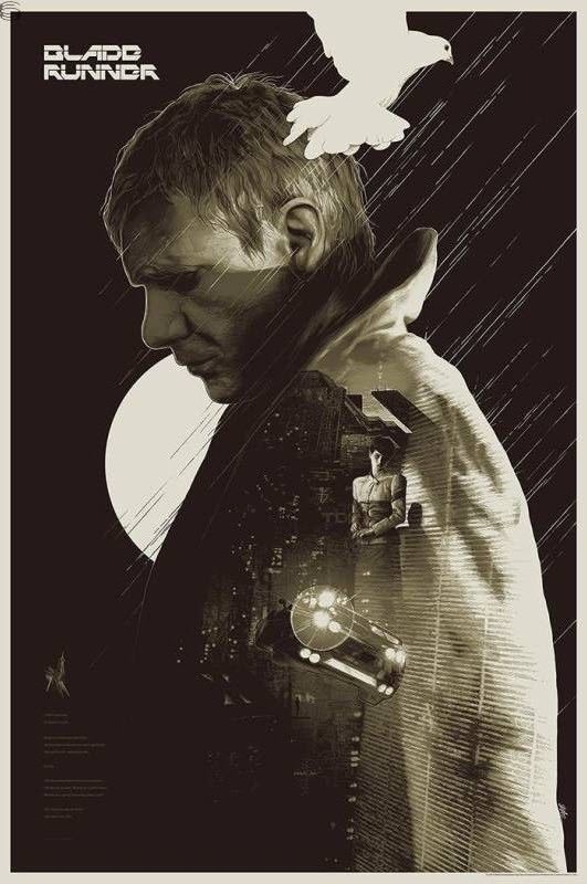Blade Runner (variant) by Gabz, 24" x 36" Screen Print