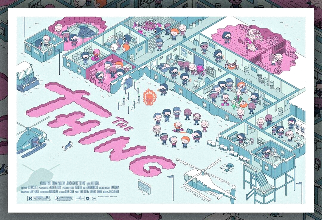 The Thing by 100% Soft, 36" x 24" Screen Print