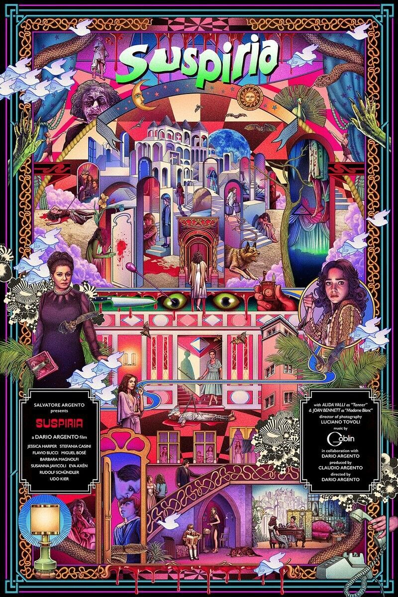 Suspiria by Ise Ananphada, 24" x 36" Screen Print