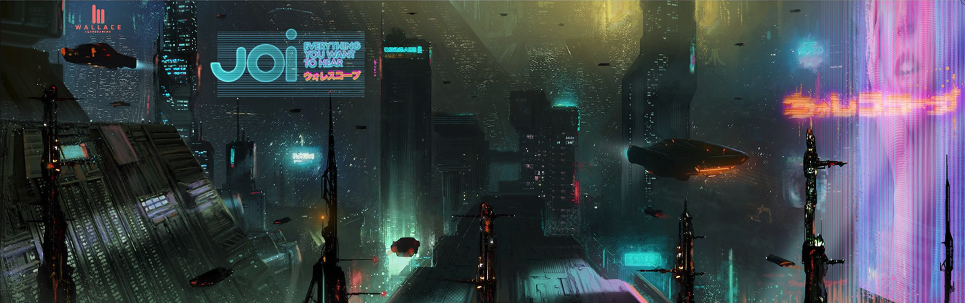 Blade Runner 2049 (Version A Foil) by Pablo Olivera, 36" x 12" Fine Art Giclee