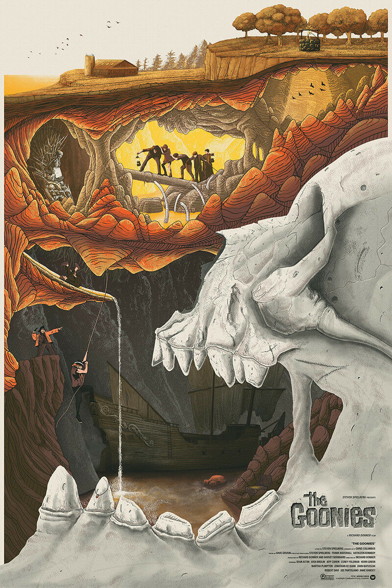 The Goonies by Cristian Eres, 24" x 36" Screen Print