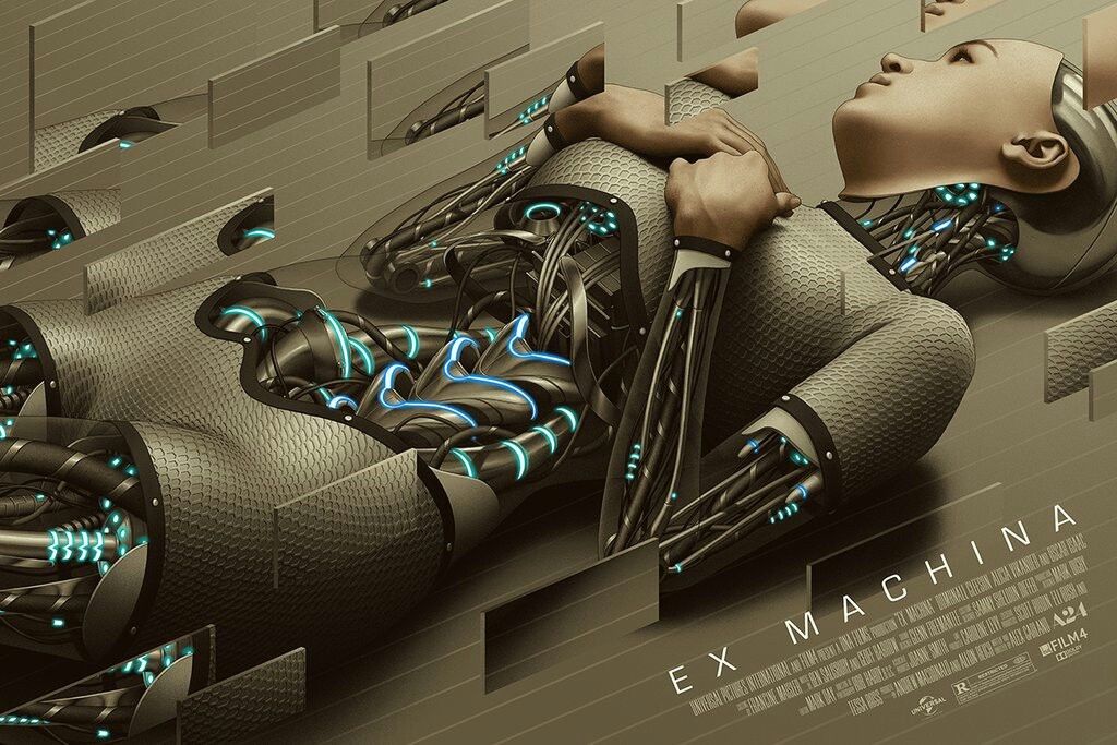 Ex Machina by Rory Kurtz, 36" x 24" Screen Print