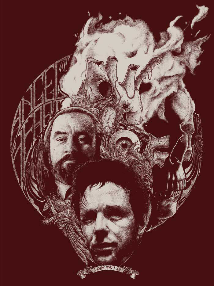 Angel Heart by Alexandros Pyromallis, 18" x 24" Screen Print