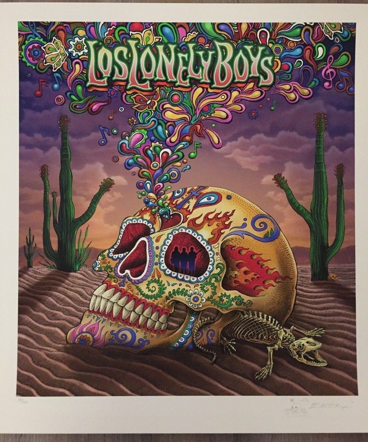 Los Lonely Boys 2011 by Emek, 22" x 24" Fine Art Giclee