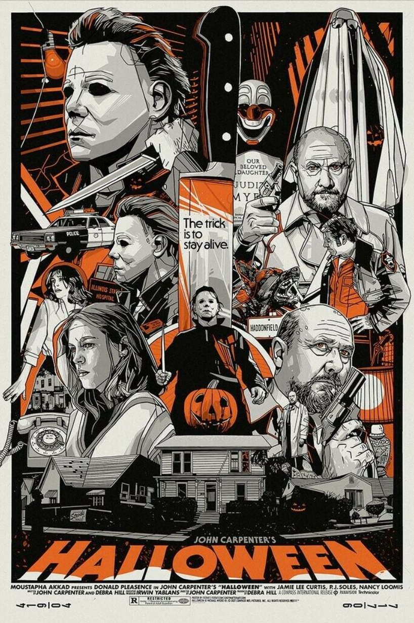 Halloween by Tyler Stout, 24" x 36" Screen Print