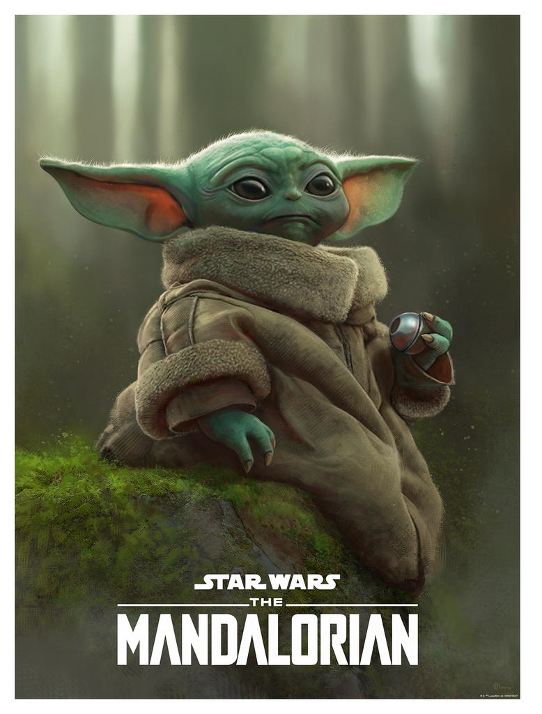 Star Wars (Little One) by Pablo Olivera, 16" x 24" Fine Art Giclee