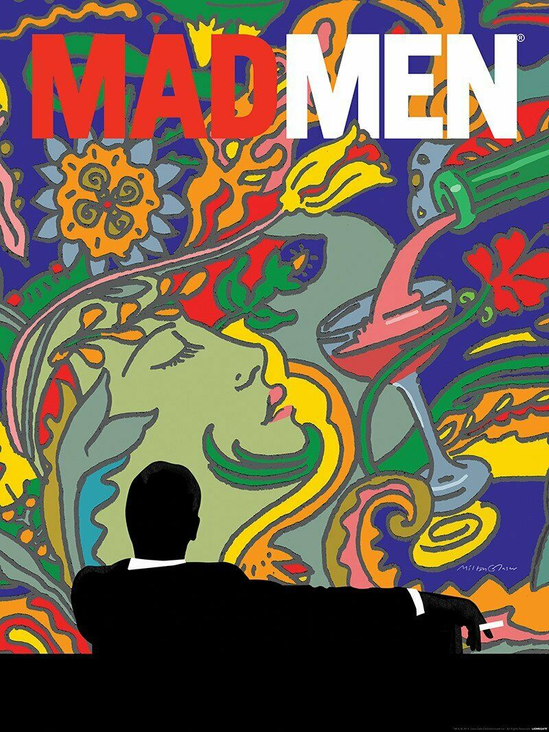 Mad Men (Portrait Edition) by Milton Glaser, 24" x 12" Screen Print