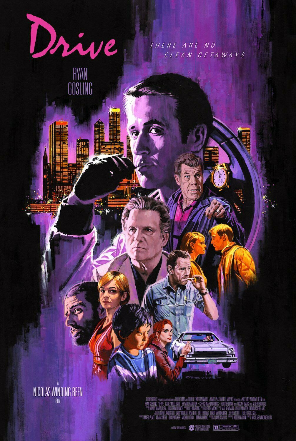 Drive by Paul Mann, 24" x 36" Screen Print