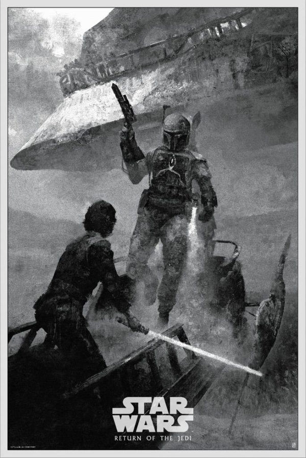 Star Wars: Return of the Jedi (variant) by Karl Fitzgerald, 24" x 36" Screen Print