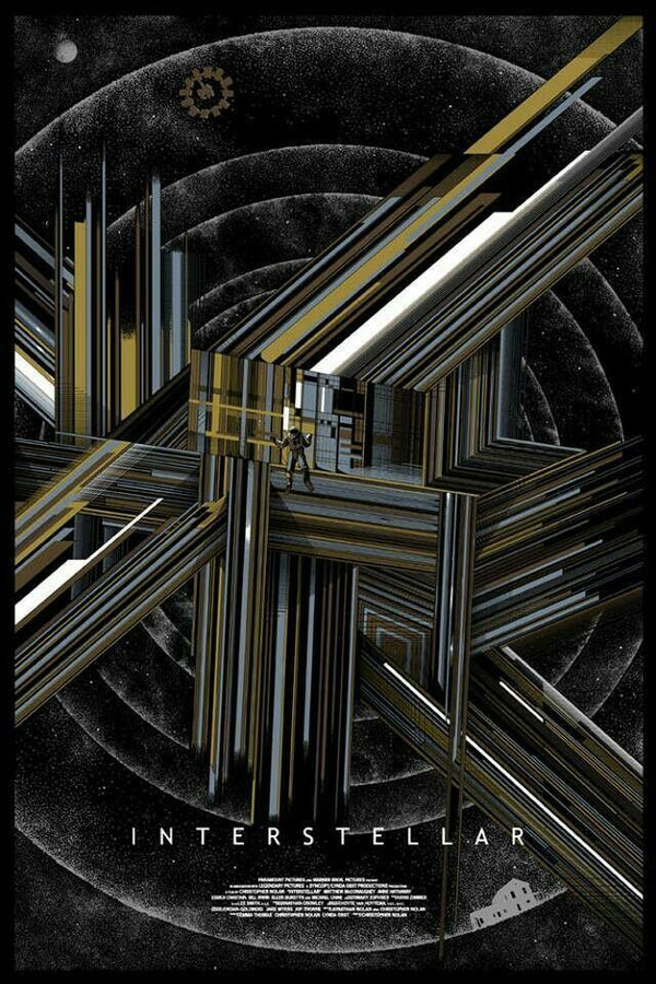 Interstellar (variant) by Kilian Eng, 24" x 36" Screen Print
