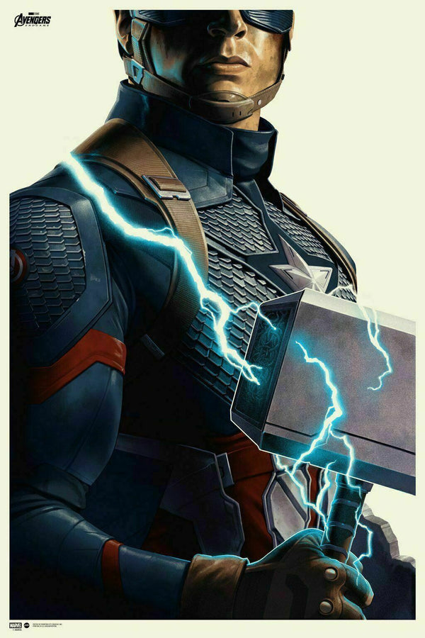Avengers: Endgame (Captain America) by Phantom City Creative, 24" x 36" Screen Print