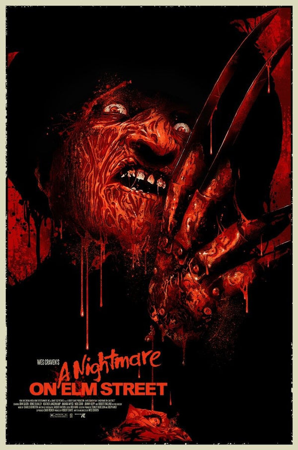 Nightmare on Elm Street by Vance Kelly, 24" x 36" Screen Print