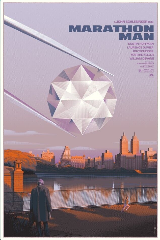 Marathon Man Variant by Laurent Durieux, 24" x 36" Screen Print