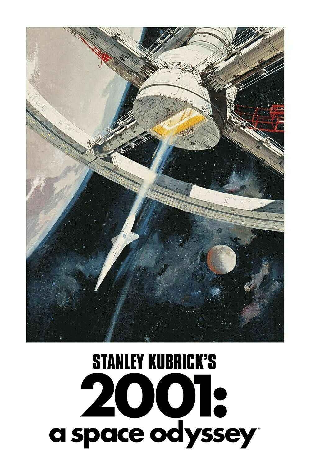 2001: A Space Odyssey (3D Lenticular) by Robert McCall, 24" x 36" Lenticular