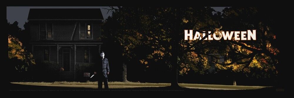 Halloween (Landscape Variant) by JC Richard, 36" x 12" Fine Art Giclee