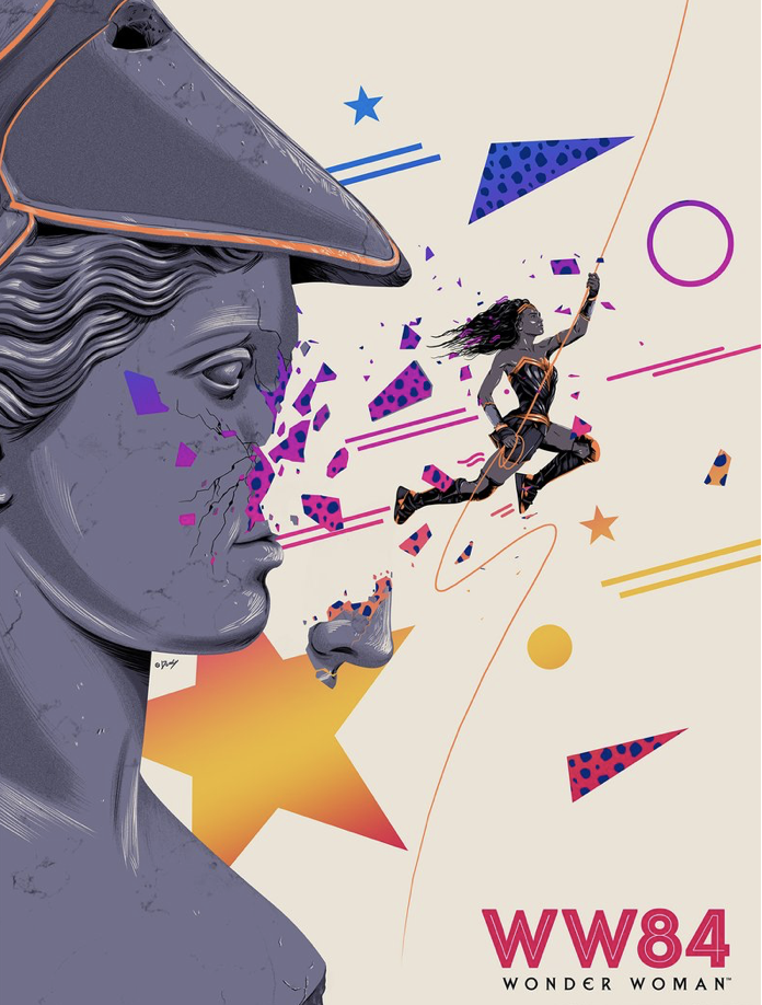 Wonder Woman 1984 by Doaly, 18" x 24" Screen Print