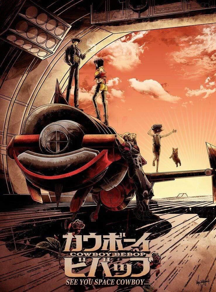 Cowboy Bebop by JP Valderrama, 18" x 24" Fine Art Giclee