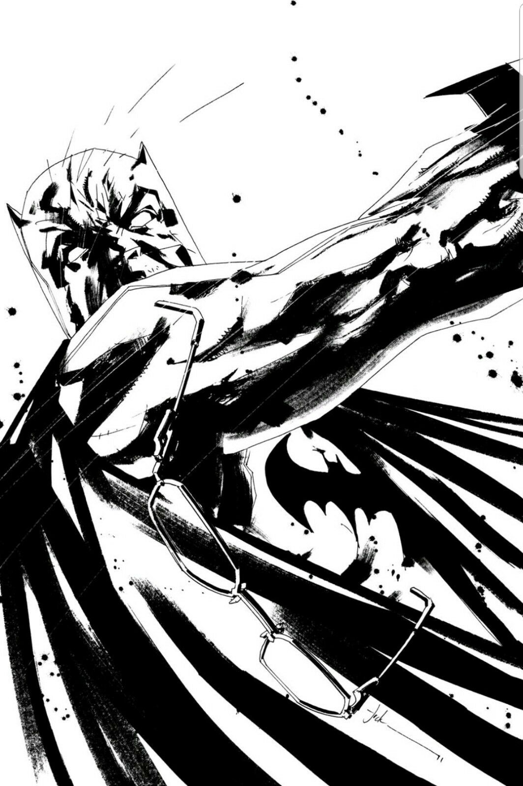 Batman: The Black Mirror by Jock, 24" x 36" Screen Print