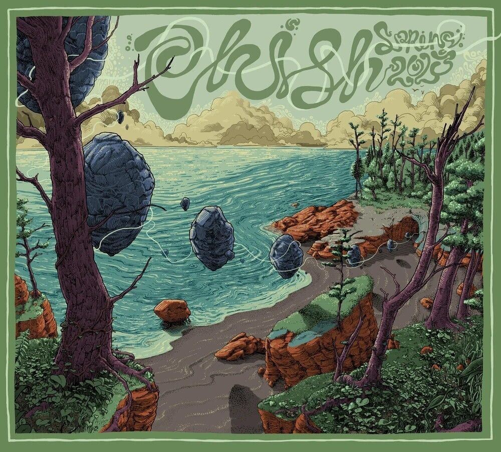 Phish 2023 by Dave Kloc, 17" x 15.5" Screen Print