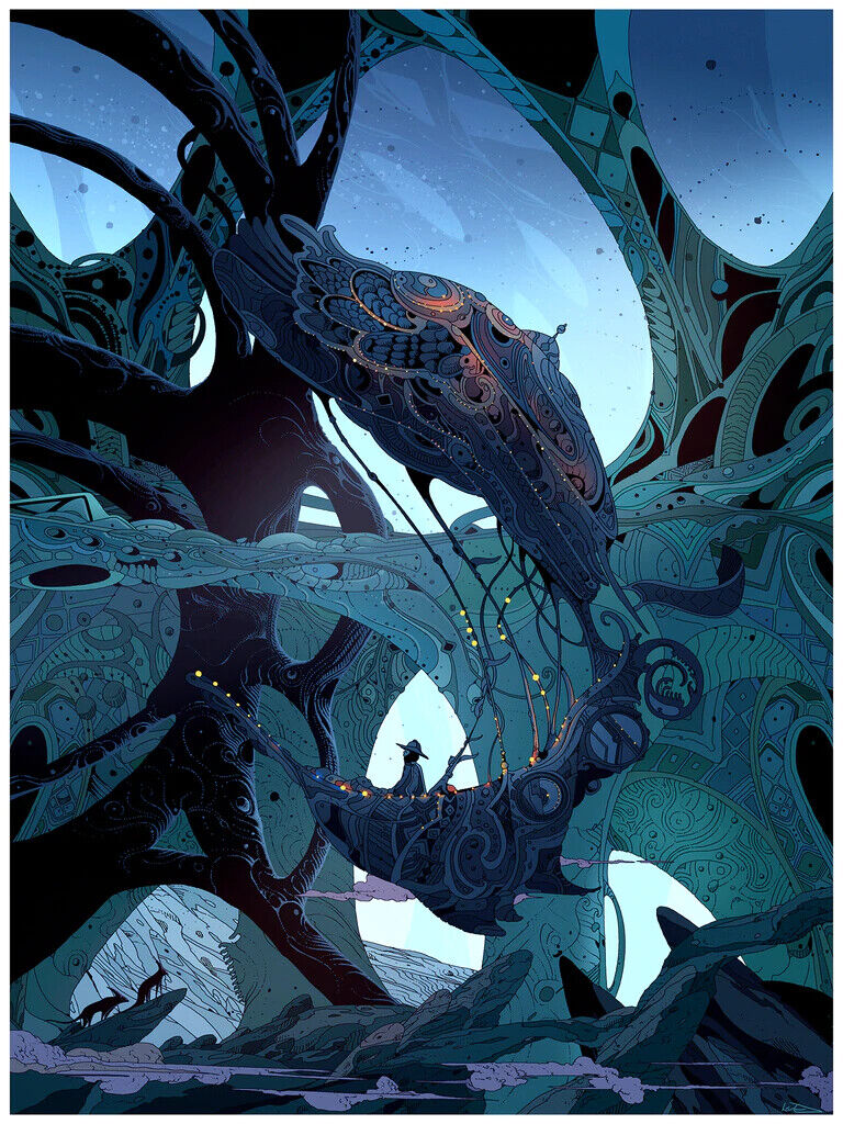 Airship by Kilian Eng, 18" x 24" Fine Art Giclee