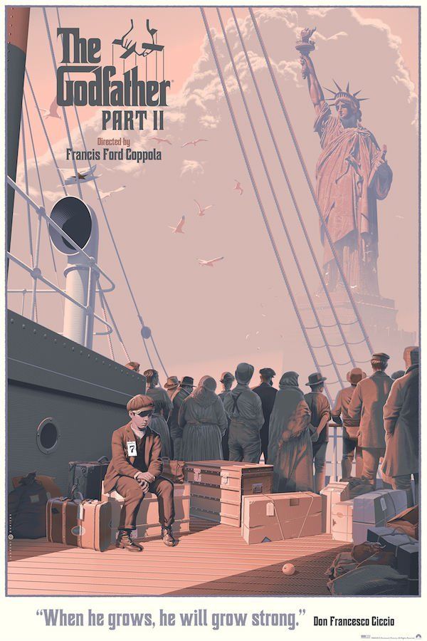 The Godfather Part II by Laurent Durieux, 24" x 36" Screen Print