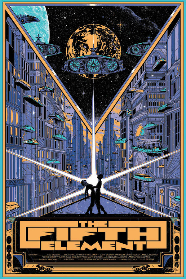 The Fifth Element (Variant) by Kilian Eng, 24" x 36" Screen Print