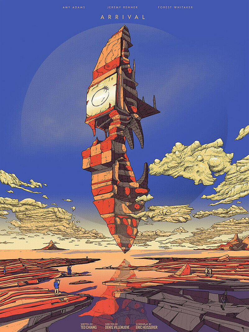 Arrival by Cristian Eres, 18" x 24" Screen Print