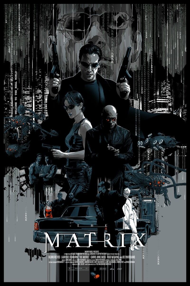 The Matrix by Vance Kelly, 24" x 36" Screen Print