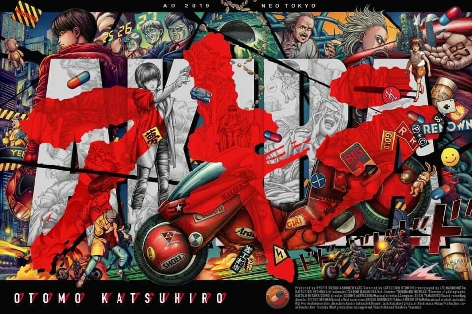 Akira (Variant) by Ise Ananphada, 36" x 24" Screen Print