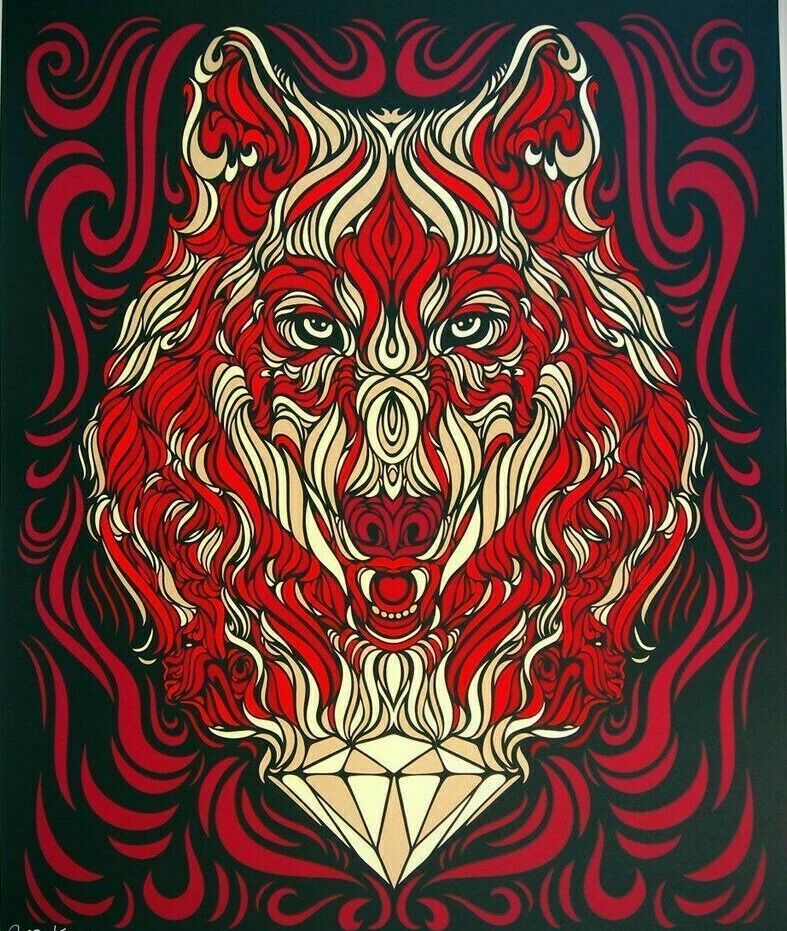 Almas by Todd Slater, 18" x 24" Screen Print