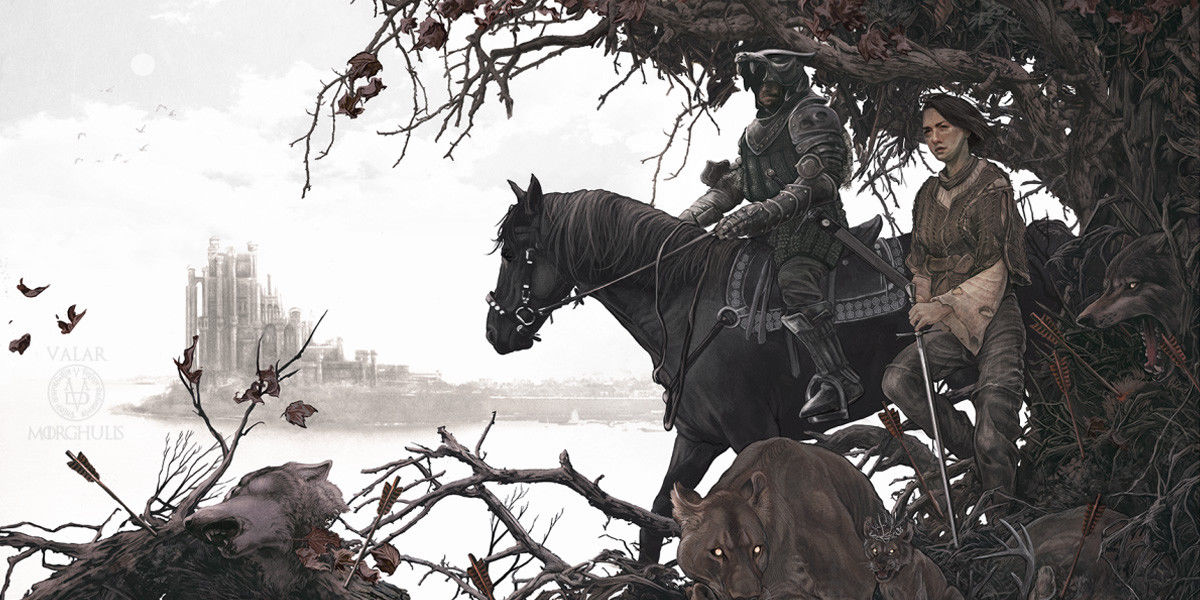 Game of Thrones by AJ Frena, 36" x 24" Fine Art Giclee