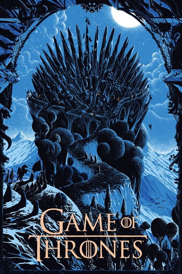 Game of Thrones by Kilian Eng, 24" x 36" Screen Print