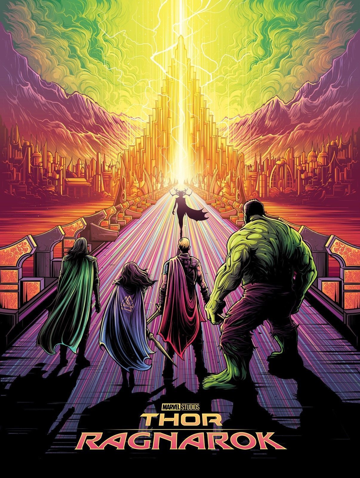 Thor: Ragnarok by Dan Mumford, 18" x 24" Fine Art Giclee