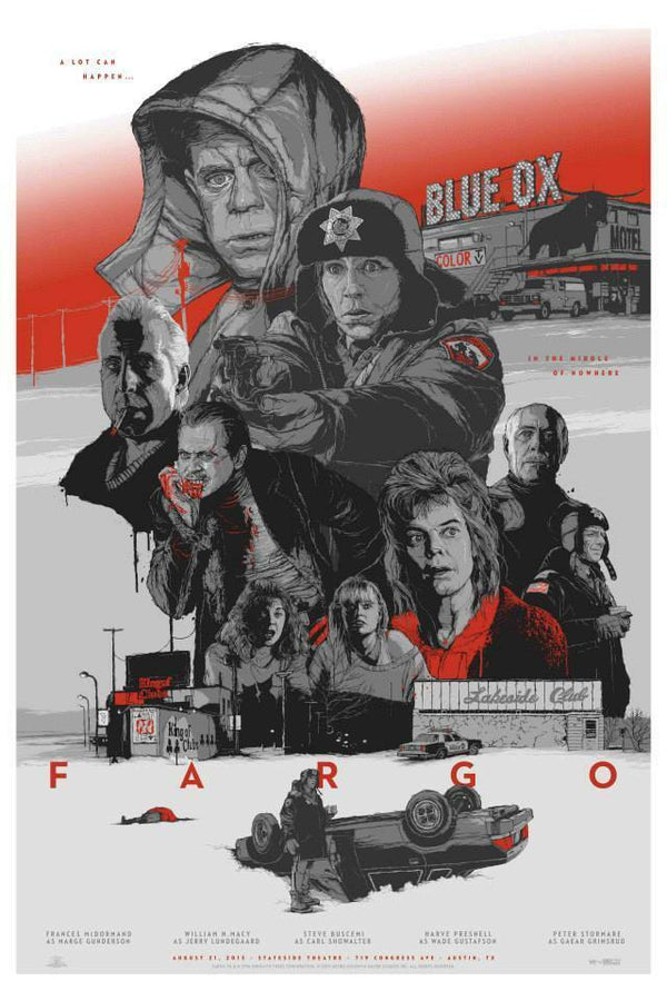 Fargo by Gabz, 24" x 36" Screen Print