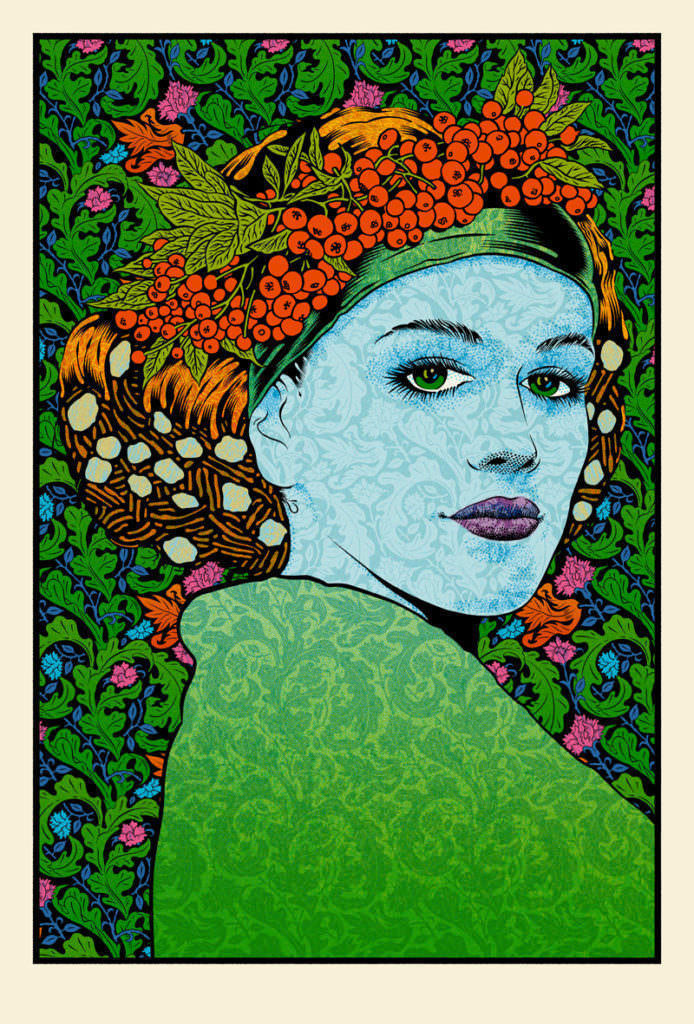 The Sphinx by Chuck Sperry, 21" x 31" Screen Print