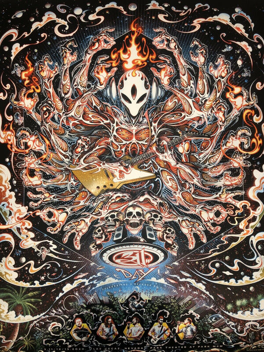 311 Las Vegas 2020 by Miles Tsang, 18" x 24" Screen Print