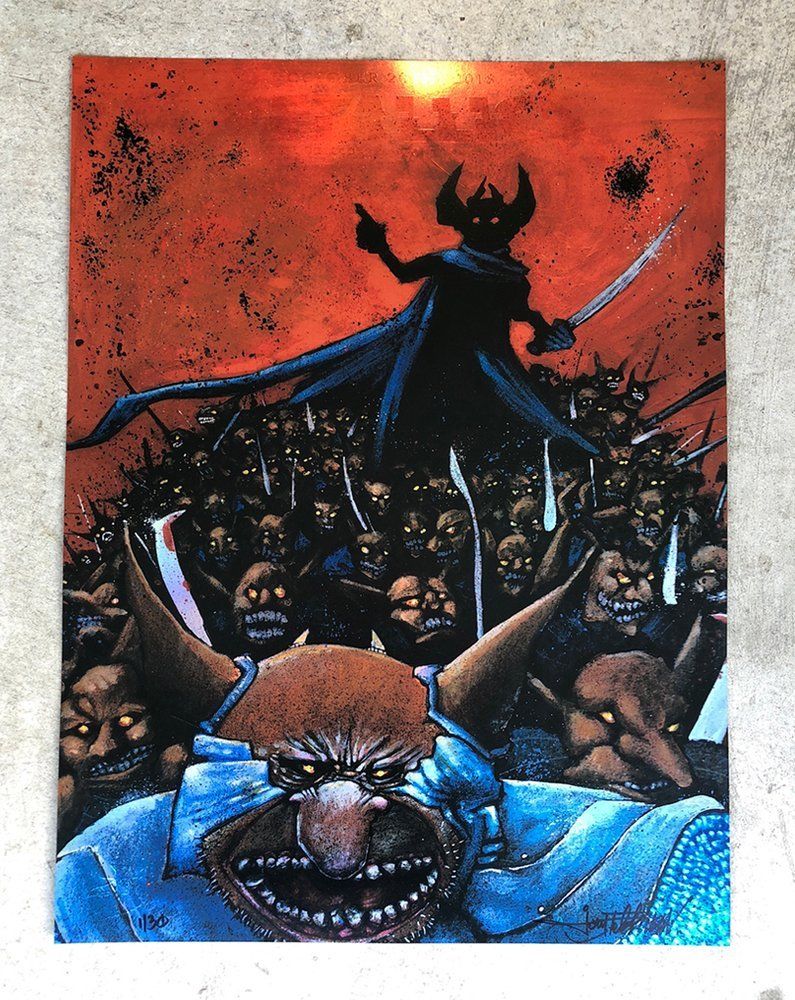 Metallica State College 2018 by Joey Feldman, 18" x 24" Screen Print