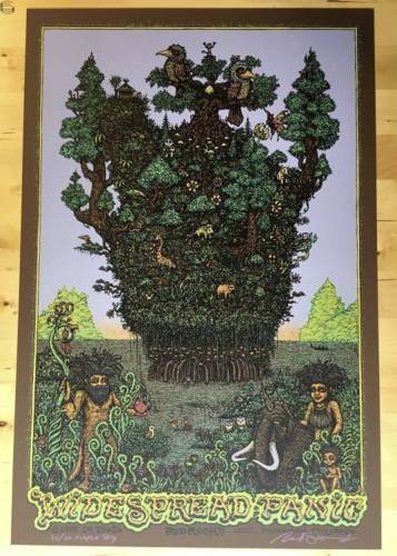 Widespread Panic Morrison 2016 (purple sky variant) by Marq Spusta, 18" x 24" Screen Print