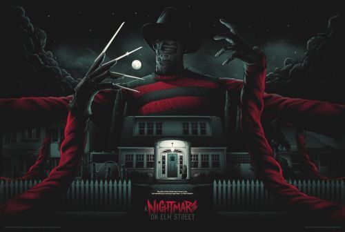 Nightmare on Elm Street by Matt Ryan Tobin, 36" x 24" Screen Print