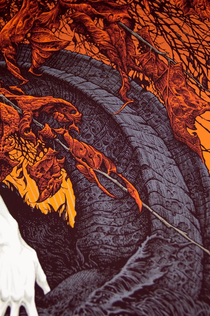 The Witch (Signed AP) by Aaron Horkey, 22" x 39" Screen Print