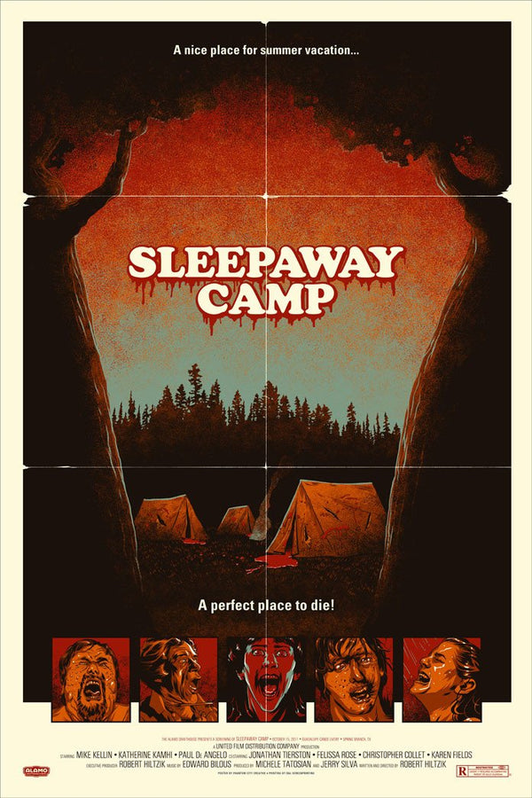 Sleepaway Camp by Phantom City Creative, 24" x 36" Screen Print